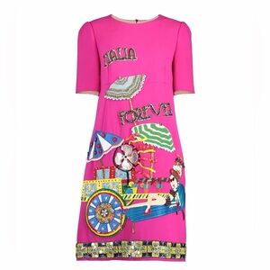 Dolce & Gabbana Embellished A-line Dress- size 40IT/ US6 / S NWT